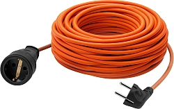 Удлинитель силовой Defender Ext2G-01-50 (99853) 2x0.75кв.мм 1розет. 50м ПВС 6A без катушки оранжевый