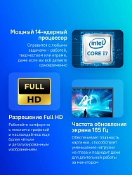 Ноутбук Gigabyte G6X Core i7 13650HX 16Gb SSD1Tb NVIDIA GeForce RTX4060 8Gb 16" IPS FHD+ (1920x1200) FreeDOS grey WiFi BT Cam (9KG-43KZ894SD)