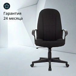 Кресло руководителя Бюрократ T-898 черный 3С11 крестов. пластик