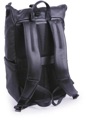 Рюкзак Piquadro Than CA6612S135/N роллтоп черный кожа