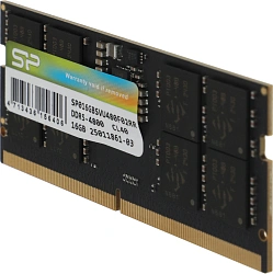 Память DDR5 16GB 4800MHz Silicon Power SP016GBSVU480F02RR OEM PC5-38400 CL40 SO-DIMM ECC 262-pin 1.1В kit single rank OEM
