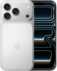 Смартфон Apple A3523 iPhone 17 Pro 512Gb 12Gb серебристый моноблок 3G 4G 1Sim 6.3" 1206x2622 iOS 26 48Mpix 802.11 a/b/g/n/ac/ax/be NFC GPS Protect