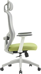 Кресло Cactus CS-GMC515-GYGN серый сиденье салатовый сетка/ткань с подголов. крестов. пластик пластик серый