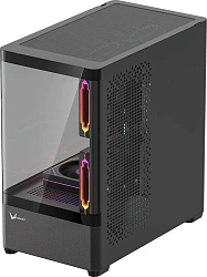 Корпус Formula Crystal U1M черный без БП mATX 1xUSB3.0 1xUSB3.1 audio bott PSU