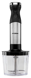 Блендер погружной Hyundai HYB-H3824 800Вт серебристый/черный