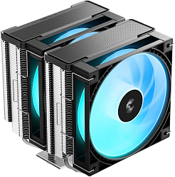Устройство охлаждения(кулер) Deepcool AG620 G2 ARGB Soc-AM5/AM4/1200/1700/1851 серебристый/черный 4-pin 30.93dB Al+Cu 270W 1046gr Ret (R-AG620-BKAMMG2-G)