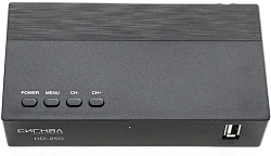 Ресивер DVB-T2 Сигнал Эфир HD-250 черный