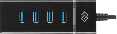Разветвитель USB-C Digma DHUB-4USB-C-3.0 4порт. черный