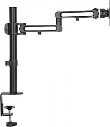 Кронштейн для мониторов Ultramounts UM736 черный 17"-32" макс.8кг крепление к столешнице поворот и наклон