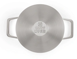 Кастрюля Rondell Verter RDS-2029 2.6л. d=20см (с крышкой) стальной
