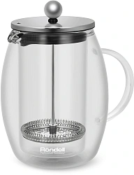 Френч-пресс Rondell Calypso RDS-1821 0.6л прозрачный