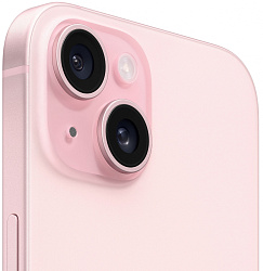 Смартфон Apple A3090 iPhone 15 256Gb розовый моноблок 3G 4G 1Sim 6.1" 1179x2556 iOS 17 48Mpix 802.11 a/b/g/n/ac/ax NFC GPS GSM900/1800 Protect