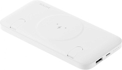 Мобильный аккумулятор Solove W10 10000mAh QC3.0/PD3.0 3A USB-A/USB-C беспров.зар. белый (W10 WHITE RUS)