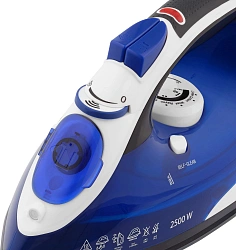Утюг Vitek VT-8337 2500Вт синий/белый/серый