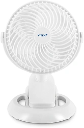Вентилятор настольный Vitek VTF-06U 3Вт скоростей:2 белый