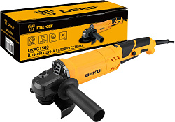 Углошлифовальная машина Deko DKAG1500 1500Вт 11500об/мин рез.шпин.:M14 d=125мм (063-4297)