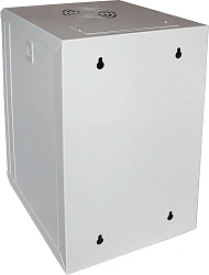 Шкаф коммутационный Lanmaster (TWT-CBW10G-6U-3X3-GY) настенный 6U 312x300мм пер.дв.стекл 30кг серый IP20 сталь