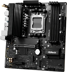 Материнская плата Asrock B850M PRO-A WIFI Socket AM5 AMD B850 4xDDR5 mATX AC`97 8ch(7.1) 2.5Gg RAID+HDMI+DP