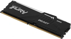 Память DDR5 32GB 6000MHz Kingston KF560C30BBEA-32 Fury Beast RGB RTL Gaming PC5-48000 CL30 DIMM 288-pin 1.4В kit single rank с радиатором Ret