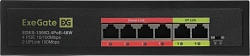 Коммутатор Exegate EDES-1006D.4PoE-48W EX299020RUS (L2) 6x100Мбит/с 4PoE 48W неуправляемый