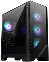 Корпус MSI MAG FORGE 320R черный без БП ATX 5x120mm 2xUSB3.1 audio bott PSU