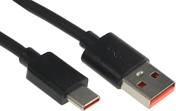 Кабель Buro BU-USB-AC-1M-60W USB (m)-USB Type-C (m) 1м черный