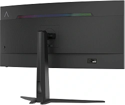 Монитор Digma 34" Overdrive 34A712Q черный VA LED 1ms 21:9 HDMI M/M матовая HAS Piv 450cd 178гр/178гр 3440x1440 200Hz DP UW 5.7кг