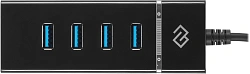 Разветвитель USB-C Digma DHUB-4USB-C-3.0 4порт. черный