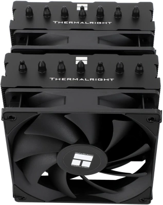 Устройство охлаждения(кулер) Thermalright Phantom Spirit 120 SE Soc-AM5/AM4/1200/1700/1851 черный 4-pin 25.6dB Al+Cu 765gr Ret (PS120-SE-BL)