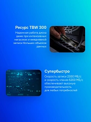 Накопитель SSD A-Data PCIe 4.0 x4 512GB SLEG-900-512GCS Legend 900 M.2 2280