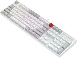Клавиатура A4Tech Bloody B230N белый USB Multimedia for gamer LED (B230N)