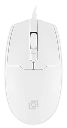 Мышь Оклик 147M белый оптическая 2000dpi USB 4but (1868746)
