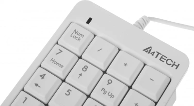 Числовой блок A4Tech Fstyler FK13P белый USB slim для ноутбука (FK13P WHITE)