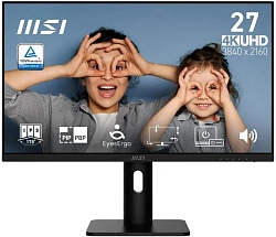 Монитор MSI 27" MP273UP E6 черный IPS LED 16:9 HDMI M/M матовая 300cd 178гр/178гр 3840x2160 60Hz DP 4K 3.95кг