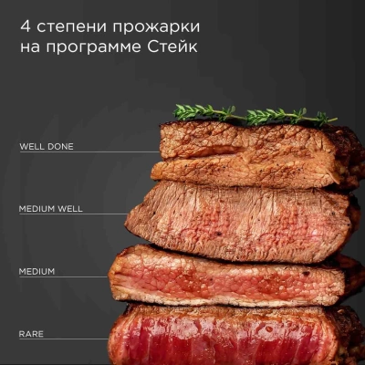 Электрогриль Редмонд SteakMaster GM303 2200Вт бежевый