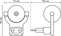 Ночник Gauss DIY0032 розовый