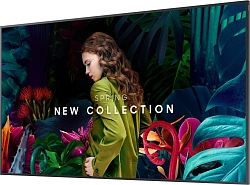 Панель Samsung 65" QB65C черный VA LED 8ms 16:9 DVI HDMI M/M матовая 4000:1 350cd 178гр/178гр 3840x2160 DP RCA Да 4K USB 18.1кг