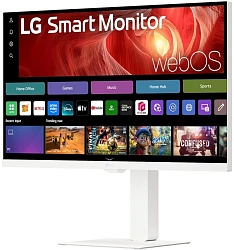 Монитор LG 31.5" 32U850SA-W белый IPS LED 5ms 16:9 HDMI M/M Cam матовая HAS Piv 1000:1 400cd 178гр/178гр 3840x2160 60Hz 4K USB 7.7кг