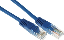 Патч-корд Premier ANP511_0.5M_B UTP 4 пары cat.5E CCA molded 0.5м синий outdoor RJ-45 (m)-RJ-45 (m)