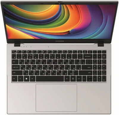 Ноутбук Digma EVE C5802 N-series N100 8Gb SSD256Gb Intel UHD Graphics 15.6" IPS FHD (1920x1080) Windows 11 Pro silver WiFi BT Cam 5900mAh (DN15N1-8CXW01)