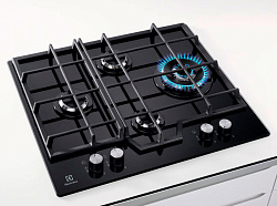 Газовая варочная поверхность Electrolux KGG6456K черный