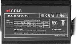 Блок питания Accord SFX 600W ACC-SFX600-80 (20+4pin) APFC 80mm fan 3xSATA RTL