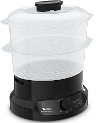 Пароварка Tefal VC139810 2ярус. 800Вт черный