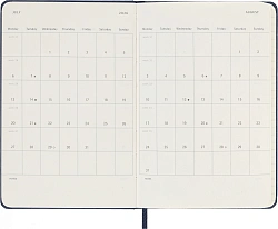 Ежедневник Moleskine CLASSIC Pocket 90x140мм 400стр. синий сапфир
