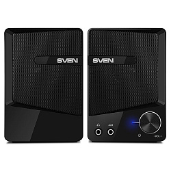 Колонки Sven 248 2.0 черный 6Вт