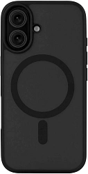 Чехол (клип-кейс) uBear для Apple iPhone 16 Cloud with MagSafe черный (CS427BL61MT-I24M)