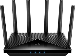 Роутер беспроводной Cudy WR6500H BE6500 100/1000/2500BASE-T черный