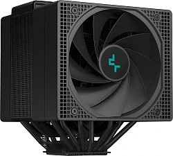 Устройство охлаждения(кулер) Deepcool Assassin IV VC Vision Soc-AM5/AM4/1200/2066/1700/1851 черный 4-pin 22.6-29.3dB Al+Cu LCD 300W 1780gr Ret (R-ASN4-BKNVMD-G)