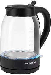 Чайник электрический Polaris PWK 1797CGL 1.8л. 2200Вт черный корпус: пластик/стекло