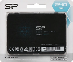 Накопитель SSD Silicon Power SATA-III 240GB SP240GBSS3S55S25 Slim S55 2.5"
